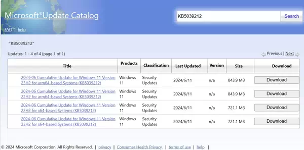微软 Windows 11 KB5039212 / KB5039213 补丁下载 [附更新说明]
