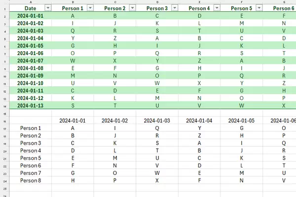 在 Excel 中重新排列数据的 4 种方法插图11