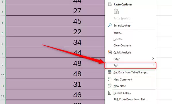在 Excel 中重新排列数据的 4 种方法插图12