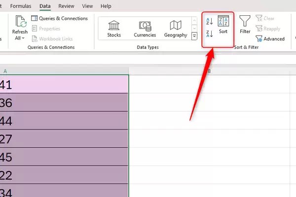 在 Excel 中重新排列数据的 4 种方法插图13