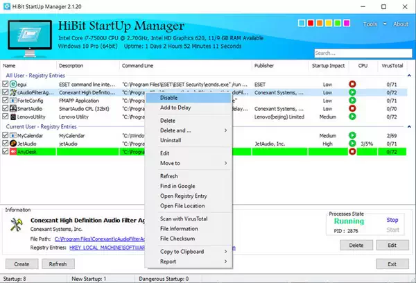 [WIN] HiBit Startup Manager v2.6.60 便携版