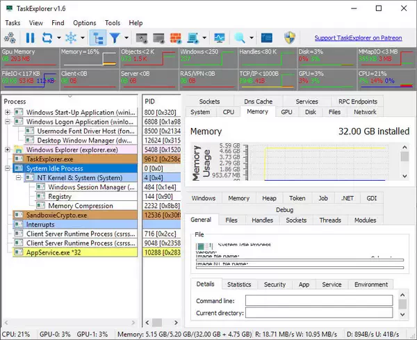 [WIN] TaskExplorer v1.6.1