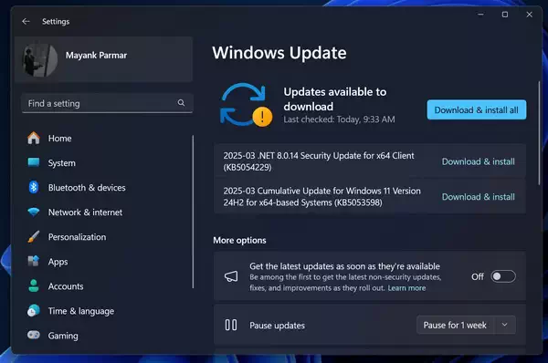 曝安装 Windows 11 KB5053598 出现蓝屏：安装失败、RDP 断开连接、BSOD 等