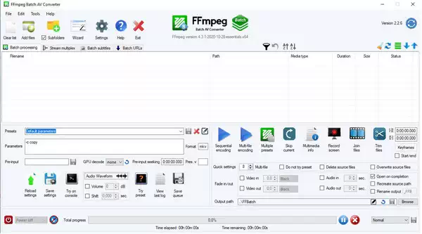 [WIN] FFmpeg Batch AV Converter v3.2.2 便携版